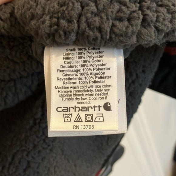 Carhartt Fleece-Lined Shirt Jacket with Pockets, NWOT - Picture 5 of 7